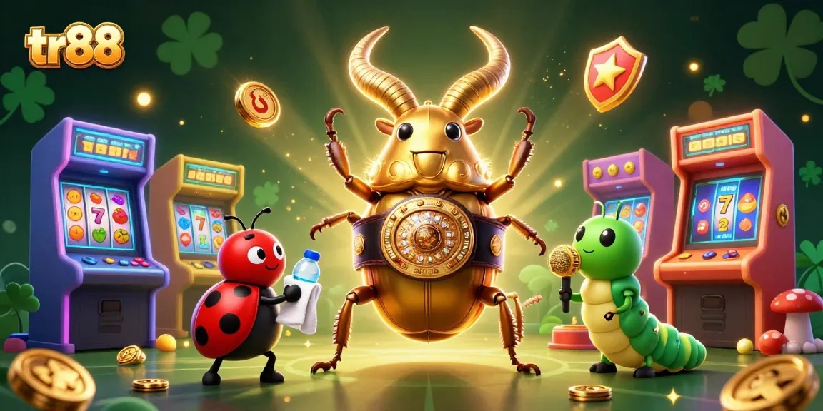 tr88 enhances your experience with rewarding slots amid a vivid casino-themed scene.