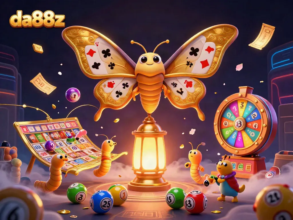 Engage with exciting casino scenes at da88z featuring a vibrant lottery theme.